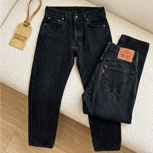 Levi's Men's black Jeans 100% coton